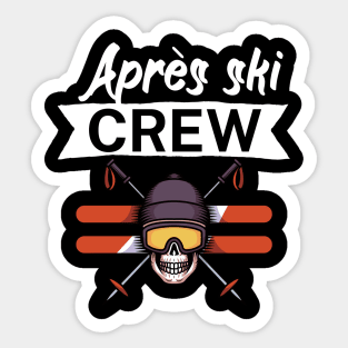 Après ski crew Sticker